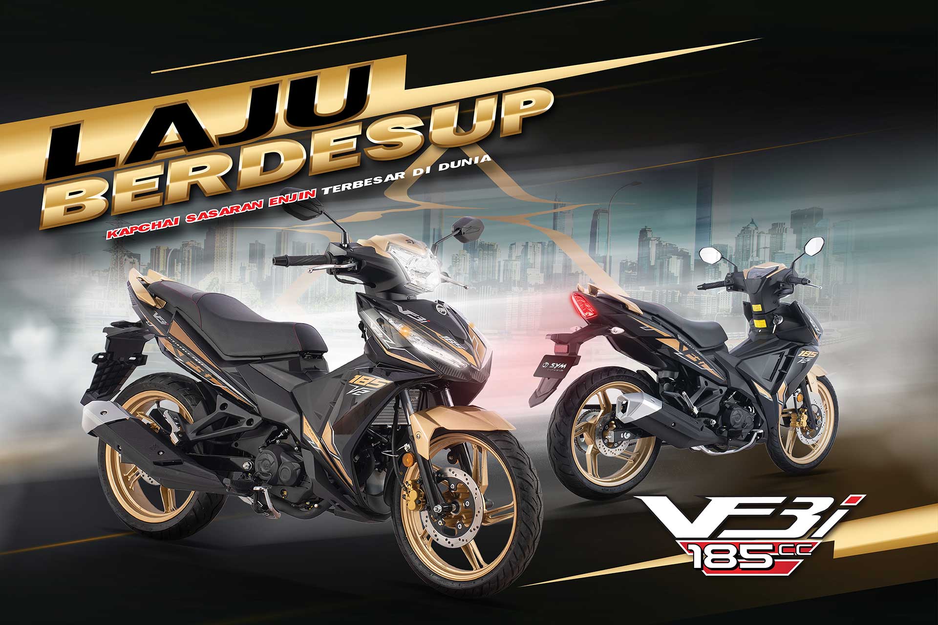 SYM VF3i 185 v2 Bann