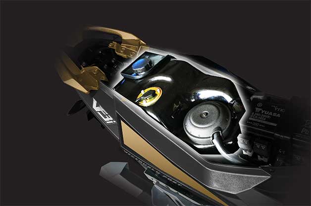 Large capacity with 7 liters. Suitable for long distance ride.